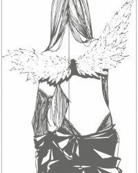 Пескоструйный рисунок Ангелы Феи 54